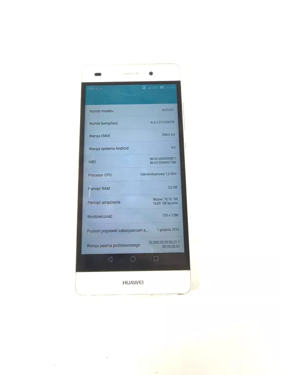 TELEFON HUAWEI P8 LITE SAM TEL