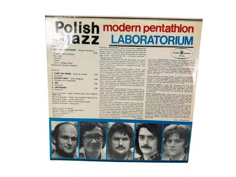 VINYL POLISH JAZZ VOL 49 - LABORATORIUM MODERN PENTATHLON ST BARDZO DOBRY