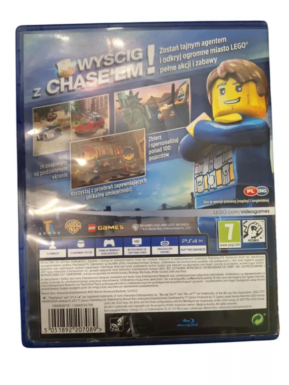 GRA PS4 LEGO CITY TAJNY AGENT