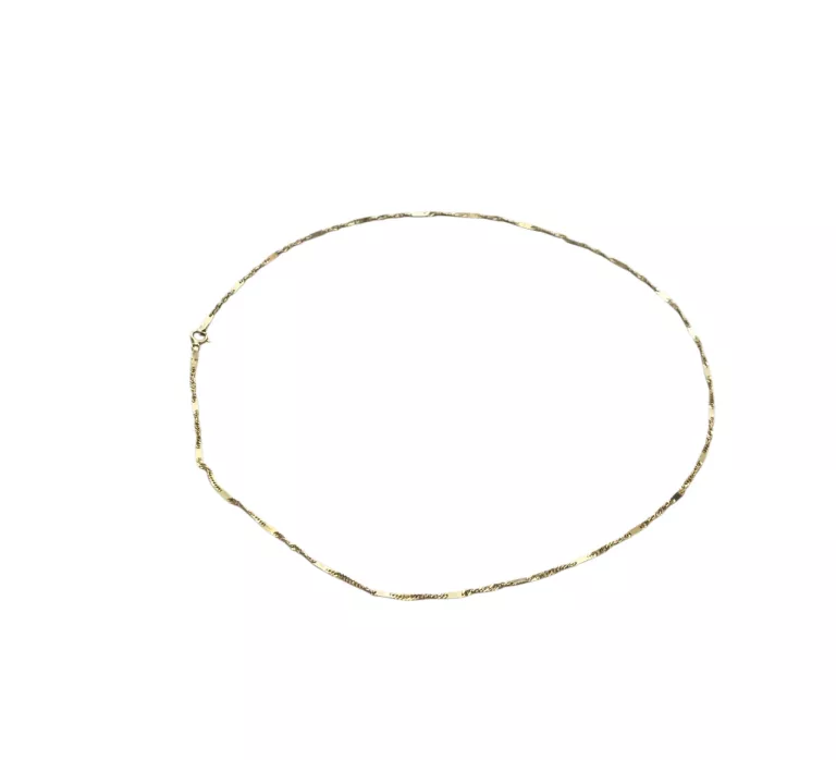 WYRÓB JUBILERSKI UŻYWANY ZŁOTY ŁAŃCUSZEK R.45 - 2,28G