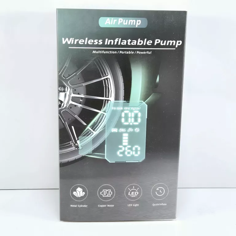 KOMPRESOR SAMOCHODOWY POMPKA ELEKTRYCZNA SPRĘŻARKA MODEL P003