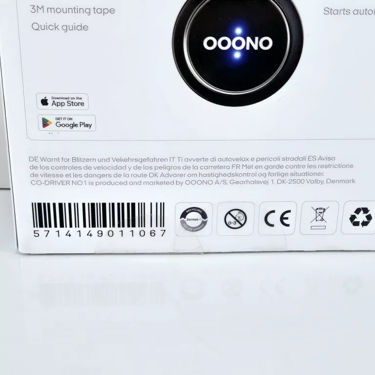 OOONO CO-DRIVER NO2 ALARM DROGOWY ANTYRADAR