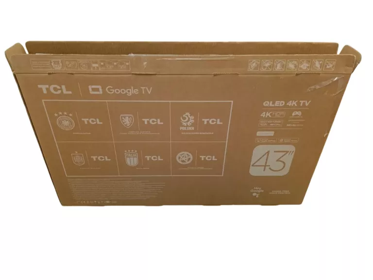 TELEWIZOR TCL 43C655 QLED GOOGLE TV GWARANCJA UBEZPIECZENIE