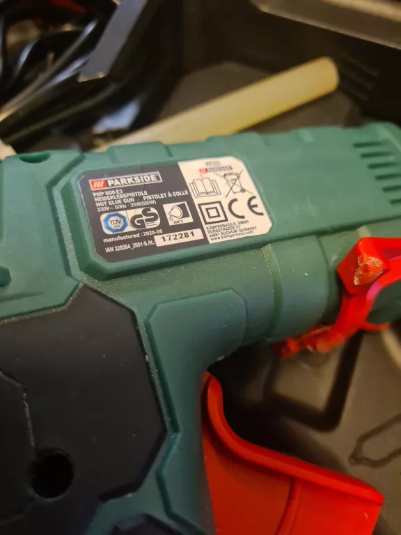 PISTOLET DO KLEJENIA NA GORĄCO PHP 500 E3 WALIZKA