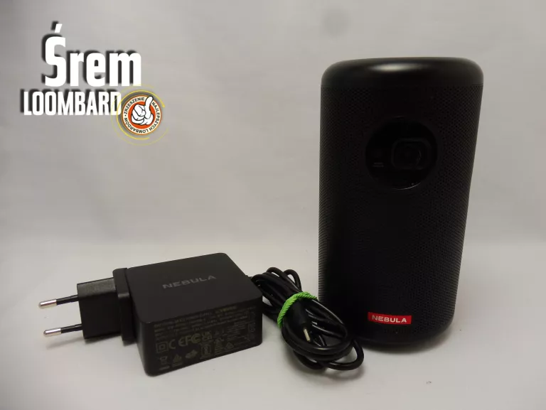 PROJEKTOR DLP ANKER NEBULA CAPSULE MAX D2423, ZASILACZ, BDB STAN!