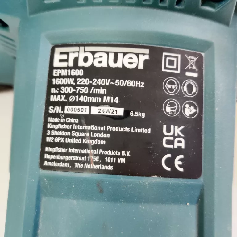 MIESZARKA ERBAUER EPM1600  +  MIESZADŁO