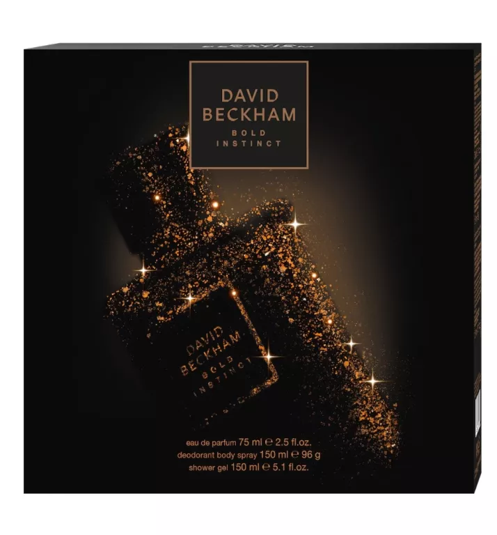 ZESTAW PREZENTOWY DAVID BECKHAM BOLD INSTINCT WODA PO GOLENIU+DEO+ŻEL