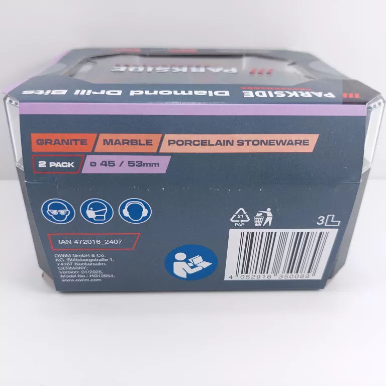 PARKSIDE  2PACK OTWORNICE DIAMENTOWE