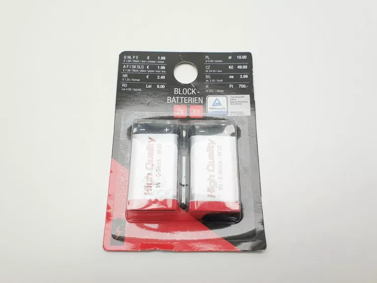 BATERIE HIGH QUALITY 9V 2X