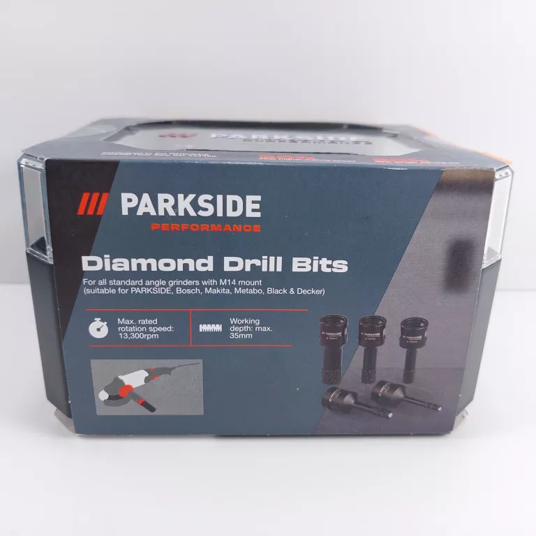PARKSIDE 5PAK-6,8,10,12,16MM OTWORNICE DIAMENTOWE