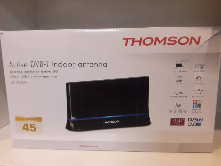 ANTENA POKOJOWA THOMSON DVB-T ANT1538BK