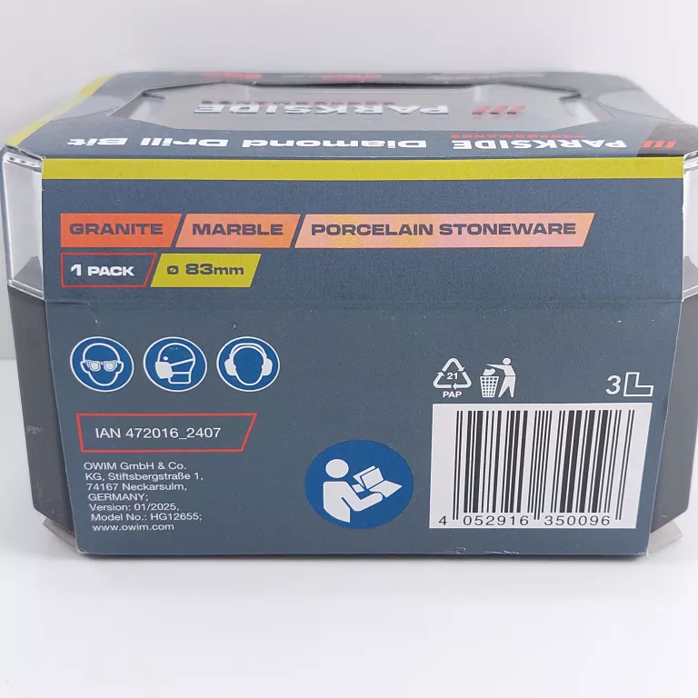 PARKSIDE 1PACK 83MM OTWORNICE DIAMENTOWE