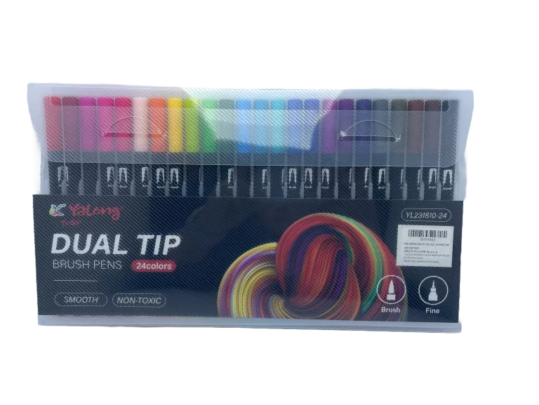 MAZAKI DWUSTRONNE YALONG DUAL TIP 24 KOLORY