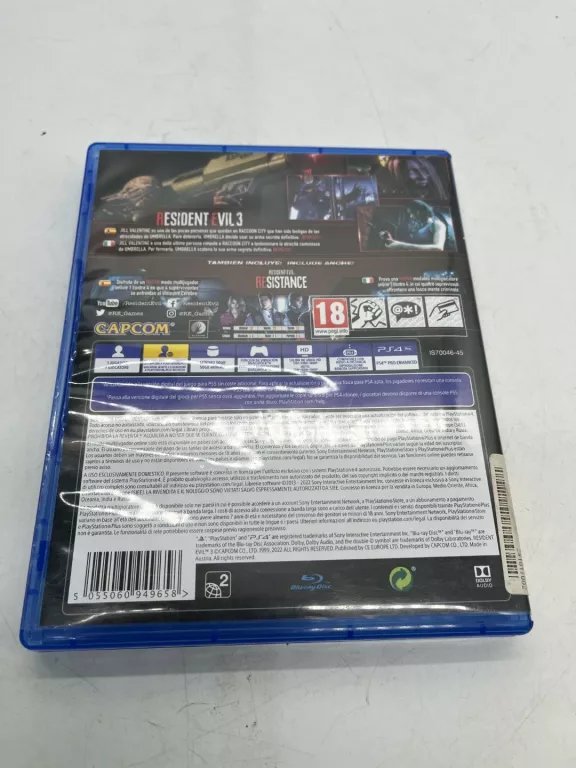 GRA PS4 RESIDENT EVIL 3