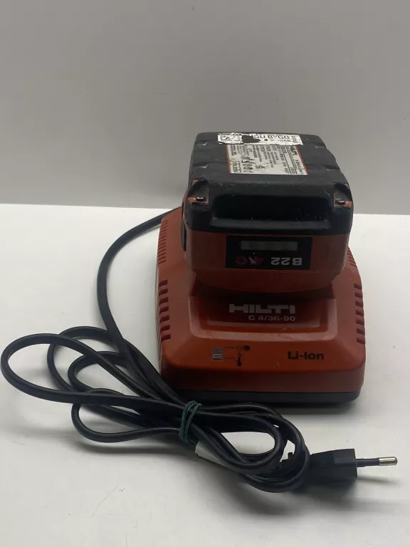 LADOWARKA HILTI C4/36-90 + BATERIA B22 4A