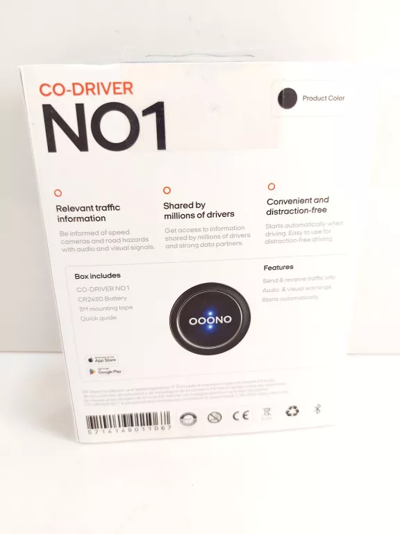 OOONO CO-DRIVER NO2 ALARM DROGOWY ANTYRADAR