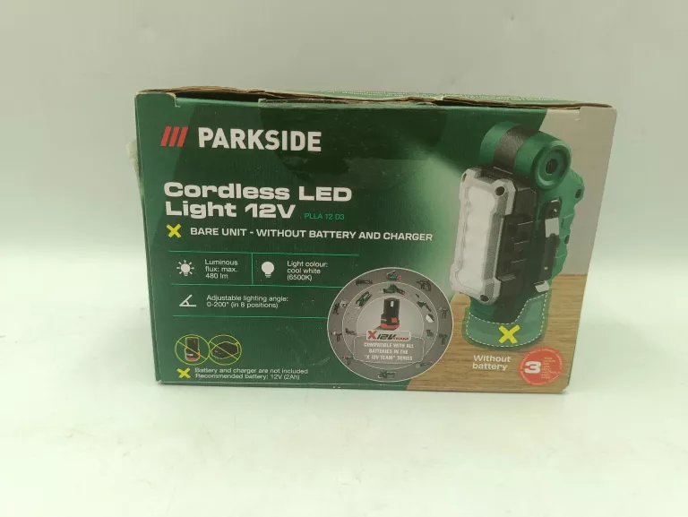 LATARKA PARKSIDE PLLA 12 D3 12V