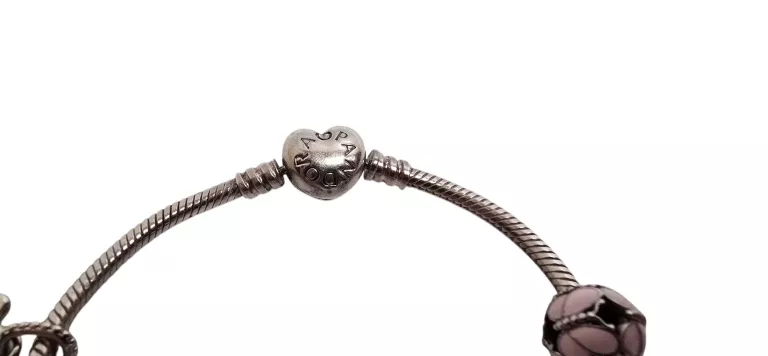 BRANSOLETKA PANDORA/ 5 CHARMSÓW 19,5CM