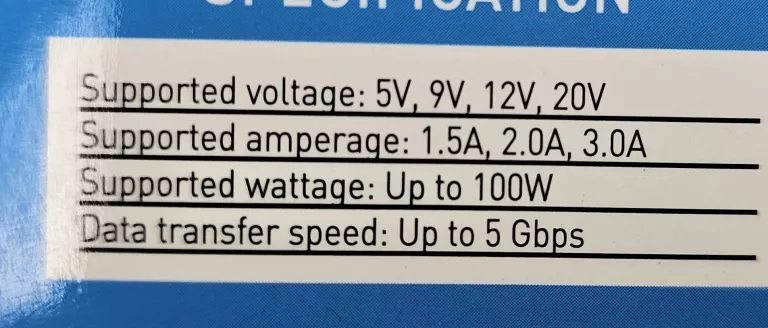 KABEL GRUNDIG USB - USB TYP C 1 M BIAŁY