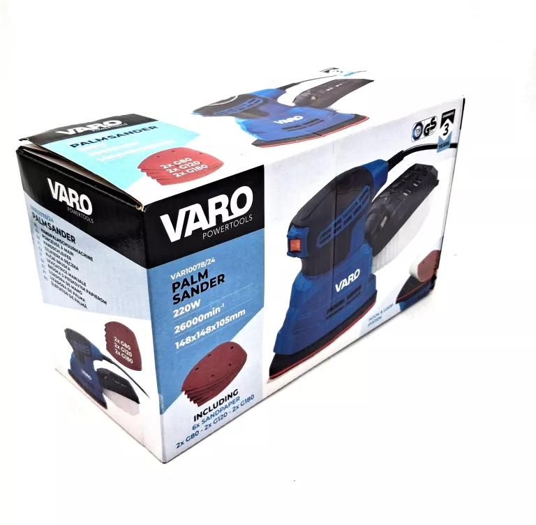SZLIFIERKA RĘCZNA VARO VAR10078 220W
