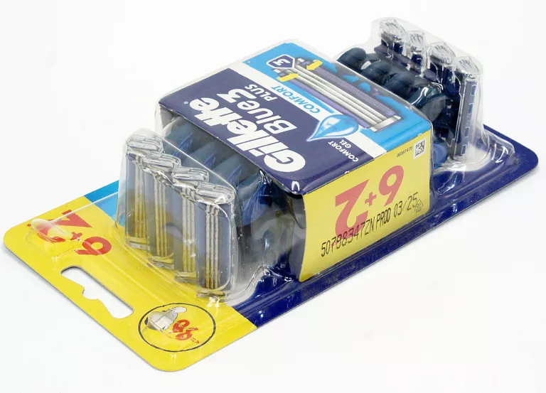 MASZYNKI DO GOLENIA GILLETTE BLUE 3 PLUS COMFORT 8 SZT
