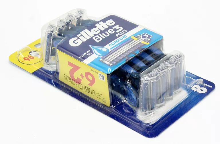 MASZYNKI DO GOLENIA GILLETTE BLUE 3 PLUS COMFORT 8 SZT