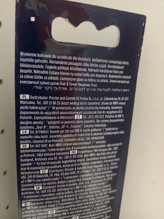 KOŃCÓWKI ORAL-B PRO PRECISION CLEAN - 8 SZT