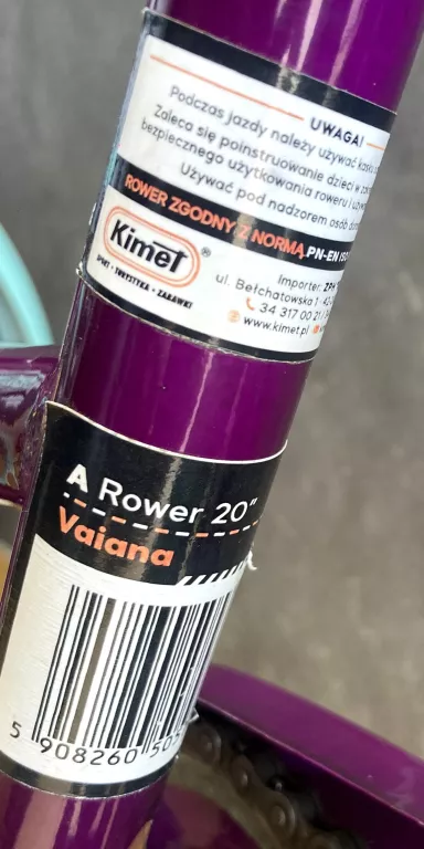 ROWER DZIECIĘCY HUSAR 20"!POLECAM