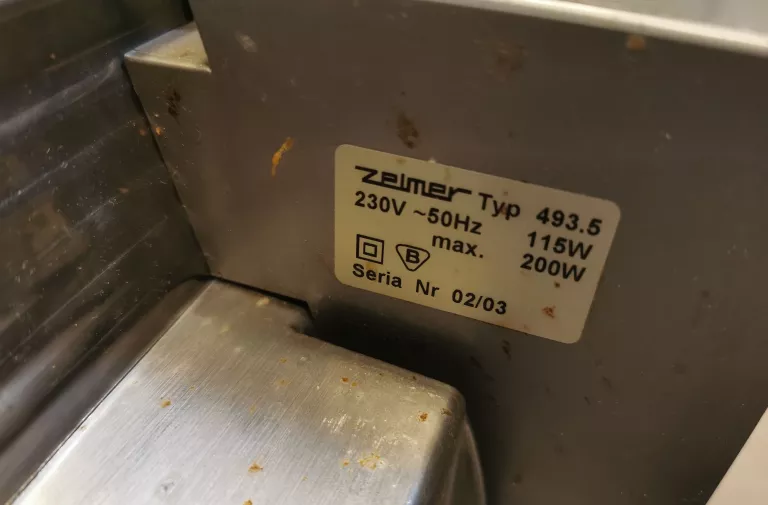 KRAJALNICA ZELMER TYP 493.5