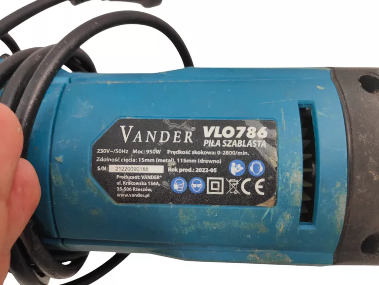 PIŁA SZABLASTA VANDER VLO786