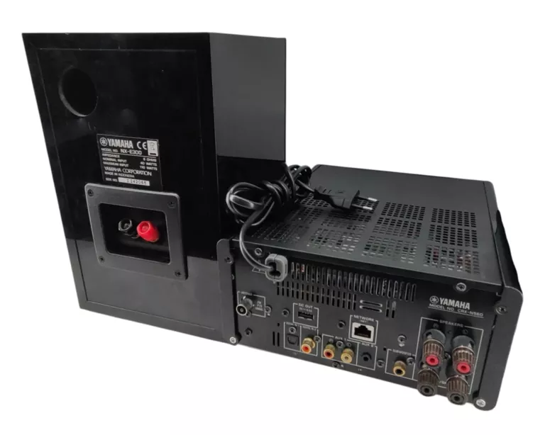 AMPLITUNER YAMAHA CRX-N560 PIANOCRAFT + GŁOŚNIKI YAMAHA NX-E300