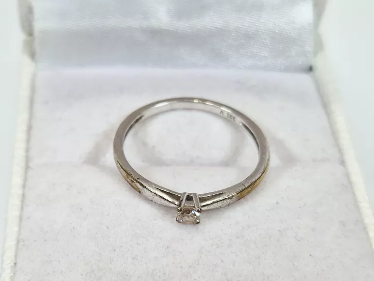 PIERŚCIONEK VERONA 333 DIAMENT 0,07CT 1,15 G R14