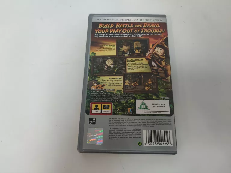 GRA PSP INDIANA JONES THE ORIGINAL ADVENTURES