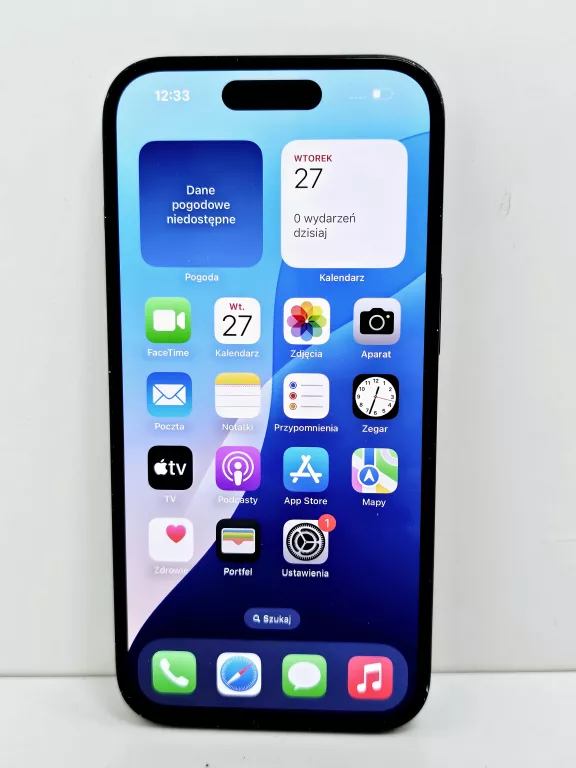 TELEFON APPLE IPHONE 15 256GB KODYCJA BATERI 89%