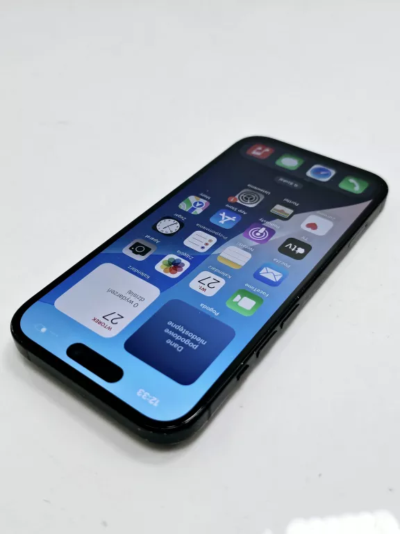 TELEFON APPLE IPHONE 15 256GB KODYCJA BATERI 89%