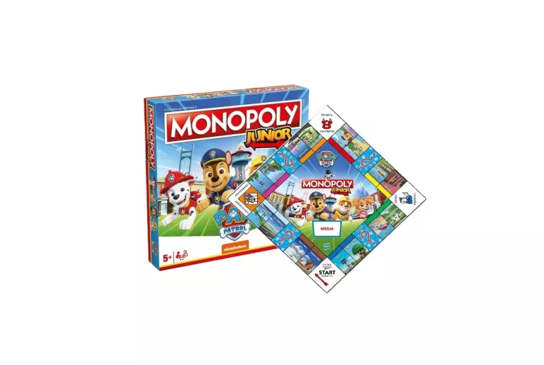 GRA PLANSZOWA MONOPOLY JUNIOR PSI PATROL