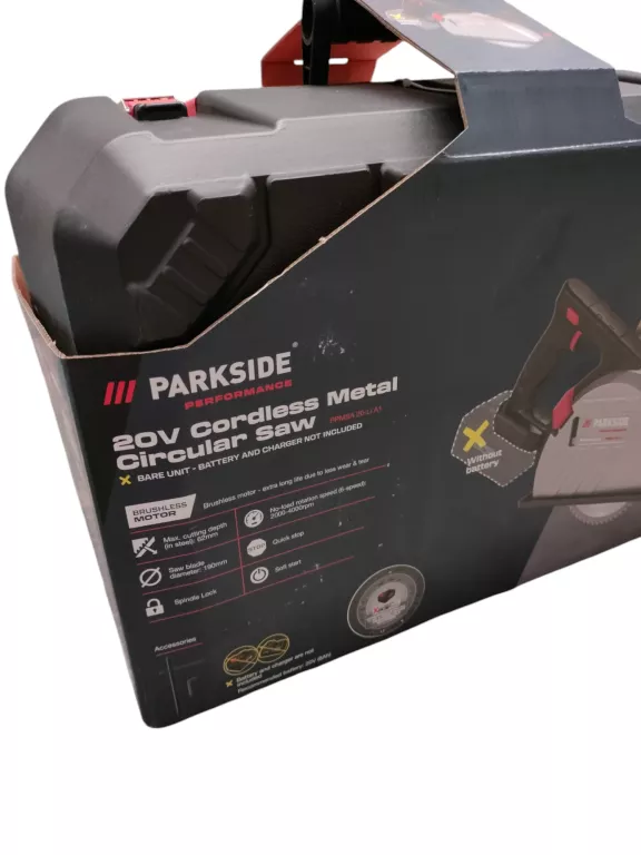 PILARKA TARCZOWA RĘCZNA AKUMULATOROWA 20V 190MM PMSA 20-LI A1 PARKSIDE