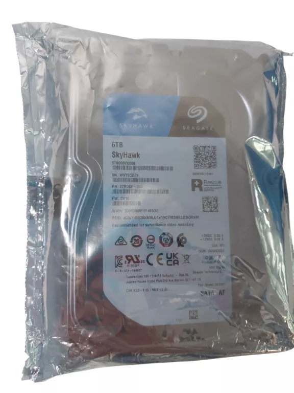 DYSK SERWEROWY SEAGATE SKYHAWK 6TB 3.5'' SATA III (6 GB/S) (ST6000VX009)