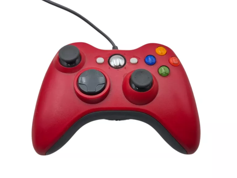 KONTROLER PAD PRZEWODOWY DO XBOX 360 PC CZERWONY