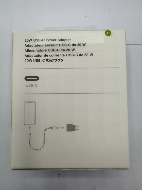 ADAPTER ZASILACZ USB-C 20W PASUJE DO IPHONE