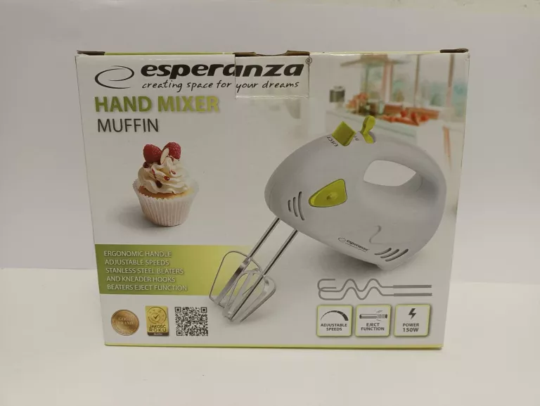 MIKSER RĘCZNY ESPERANZA EKM007G MUFFIN