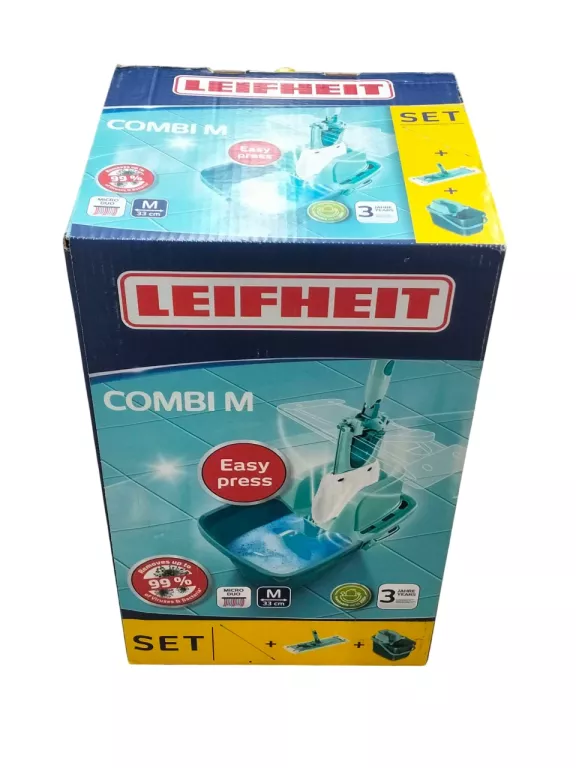 PŁASKI MOP Z WIADREM LEIFHEIT COMBI M