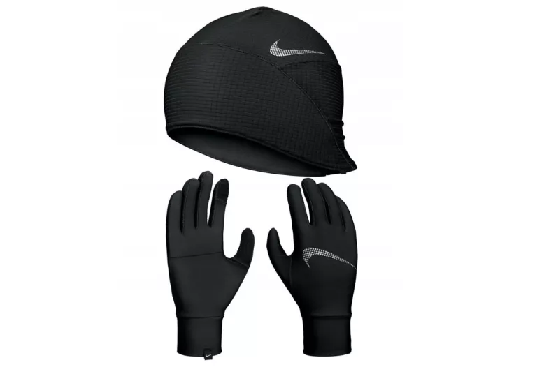 RĘKAWICZKI I CZAPKA NIKE KOMPLET DAMSKI XS/S