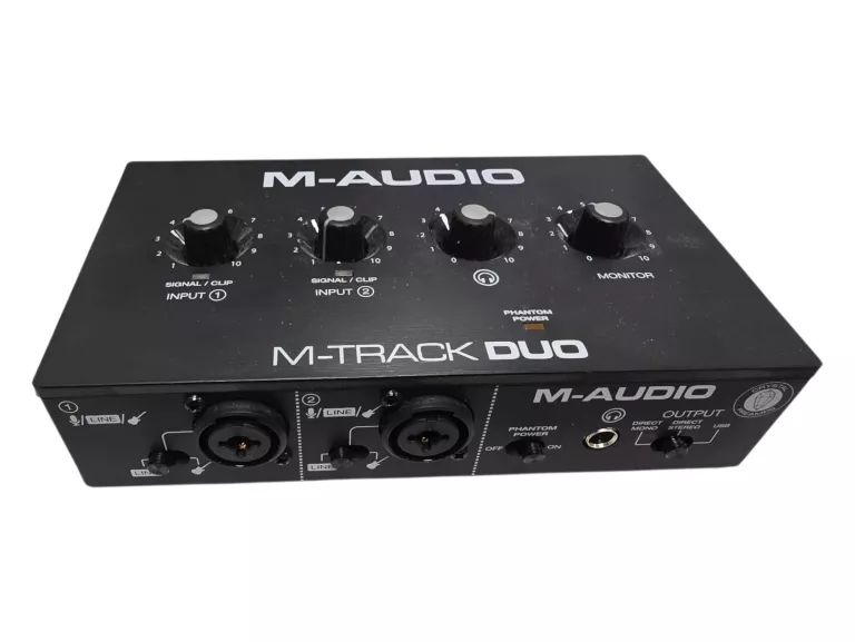 INTERFEJS AUDIO M-AUDIO M-TRACK UZYWANY DUO