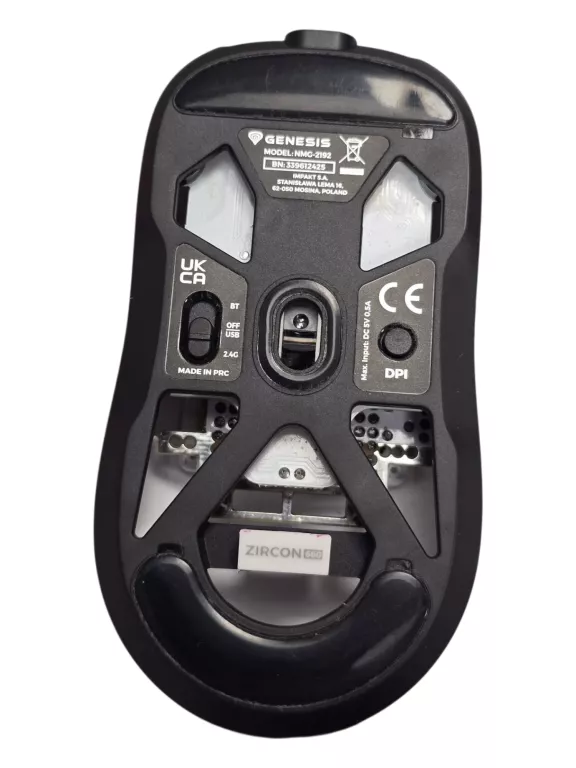 MYSZ GAMINGOWA GENESIS ZIRCON 660 BIAŁA UZYWANA IDEALNA
