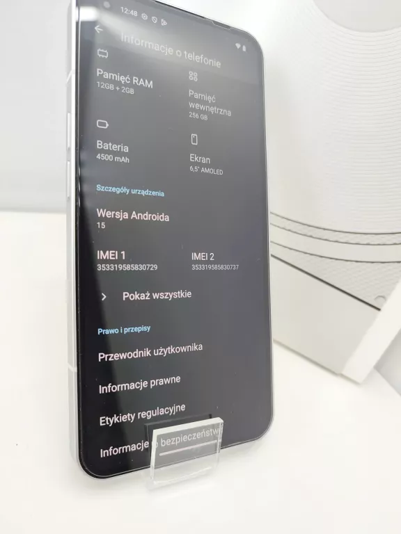 SMARTFON NOTHING PHONE 1 12+256GB WHITE