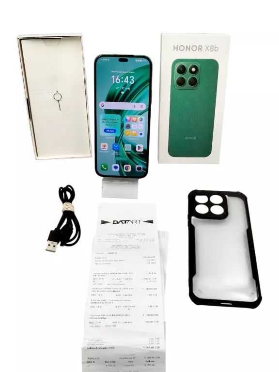 TELEFON HONOR X8B 8GB/256GB KOMPLET - WOLNY OD BLOKAD !