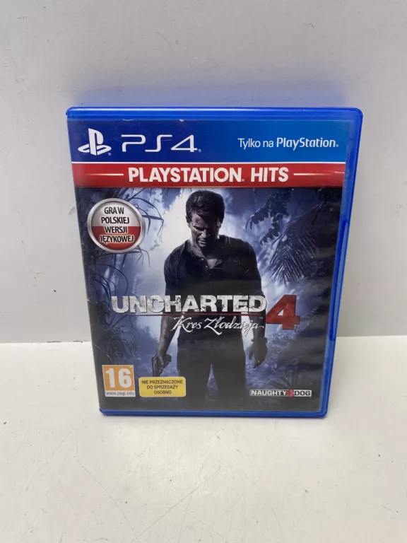 UNCHARTED 4 KRES ZŁODZEJA PS4