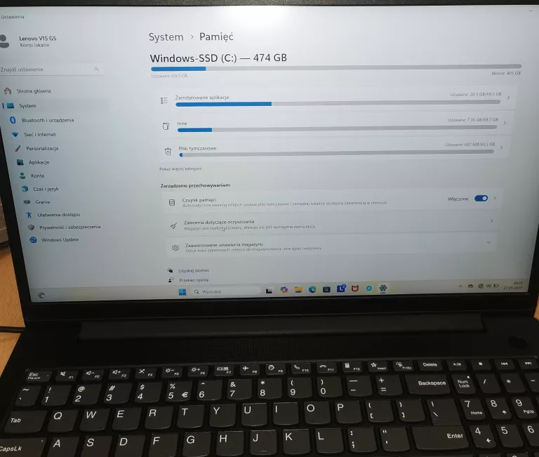 LAPTOP LENOVO V15 G5 IRL KPL PARAGON GWARANCJA