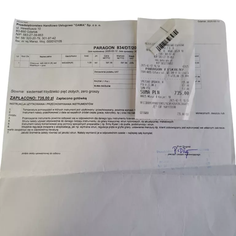 GITARA ELEKTRYCZNA WASHBURN WS 300 H CZERWONA *GW*